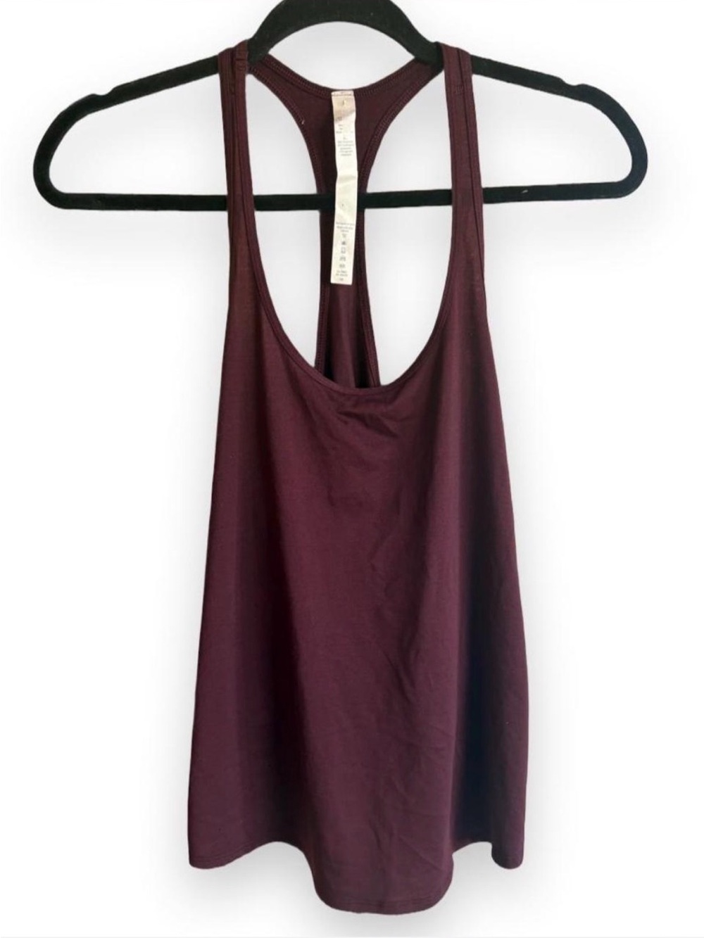 lululemon athletica Burgundy Racerback Tank